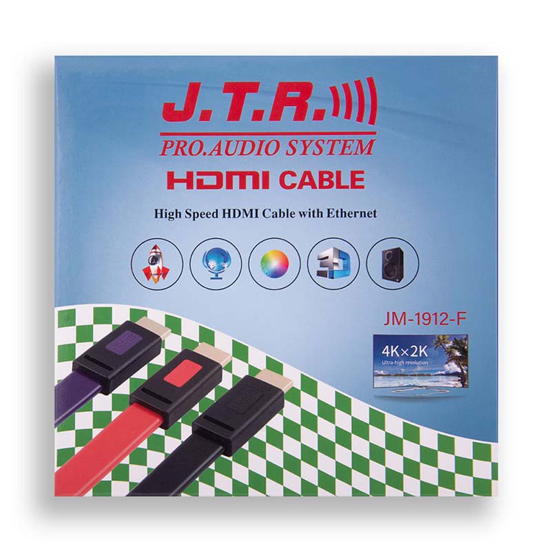 کابل HDMI جی.تی.آر مدل JM-1912F سه متری