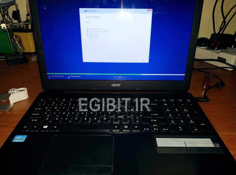 عدم تصویر در Acer aspire E1-570